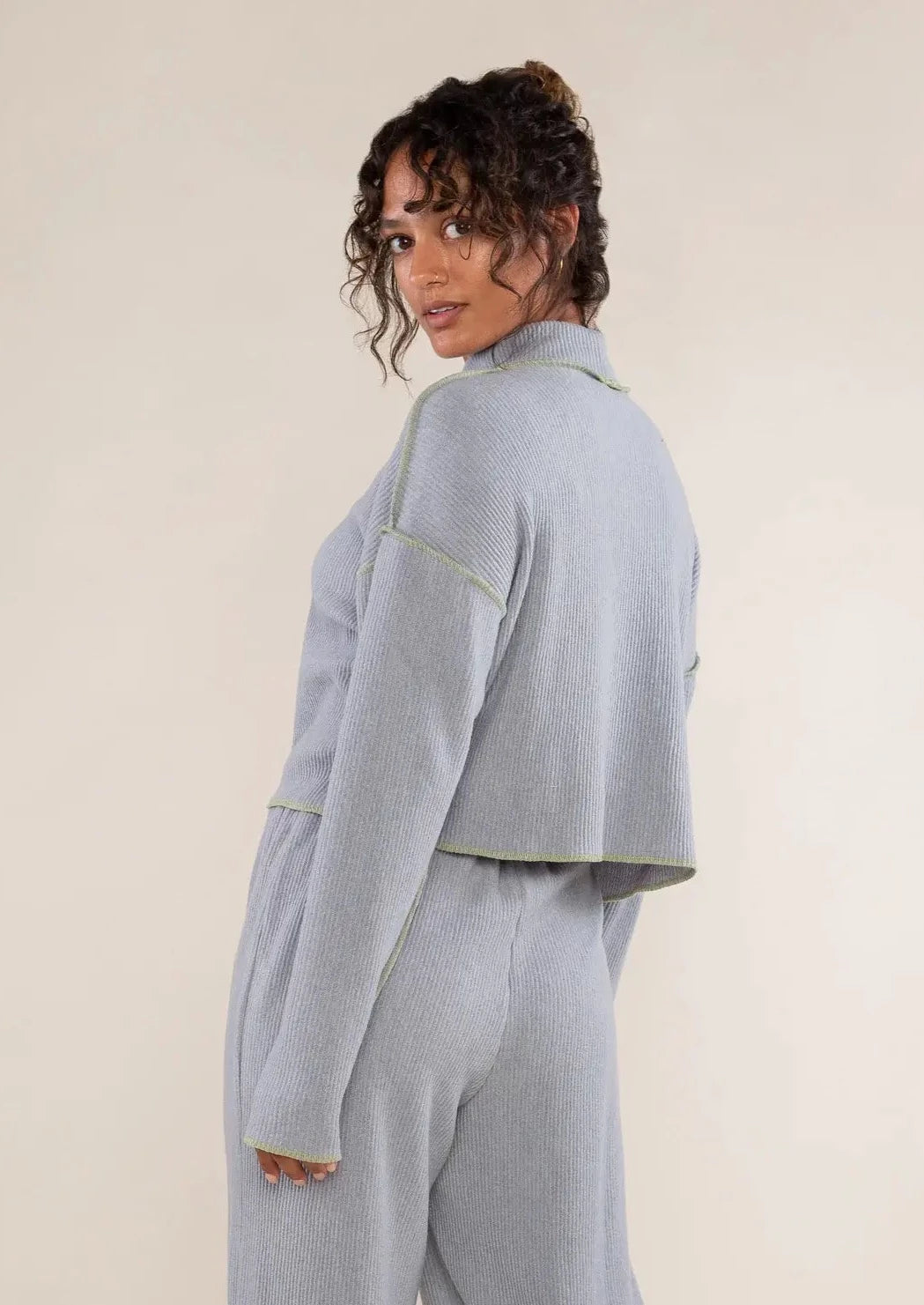 Winnie Pleated Turtleneck