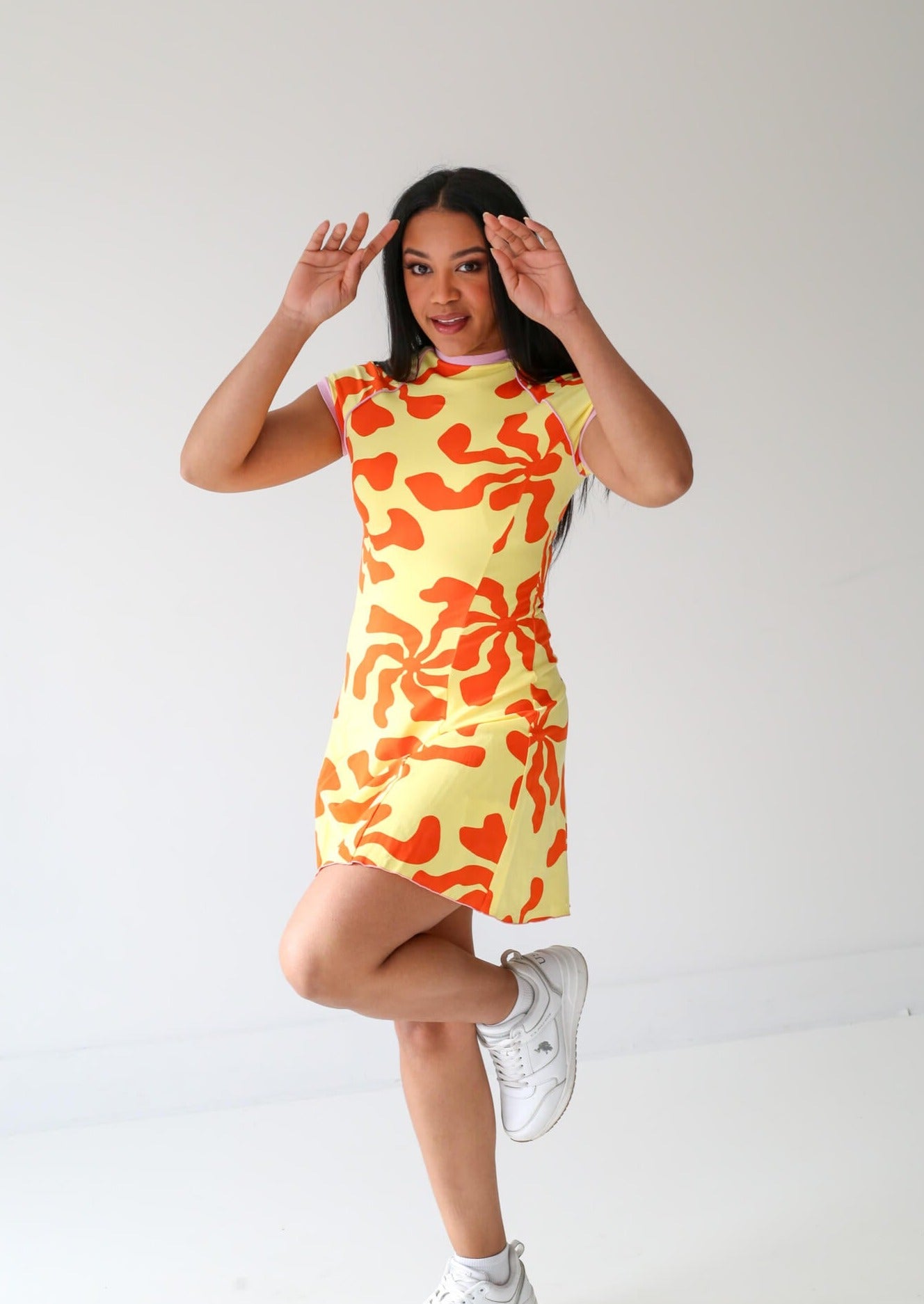 Raglan Mini Dress Print / 8 Raglan Mini Dress Print / 8