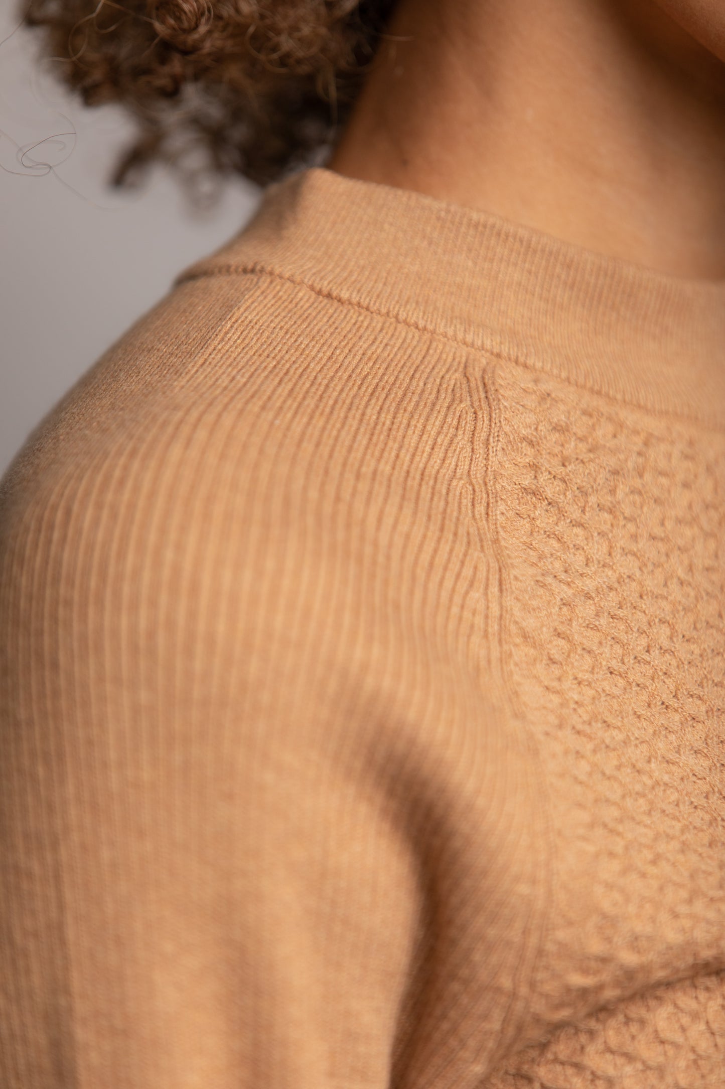 Emani Cashmere Wavy Sweater