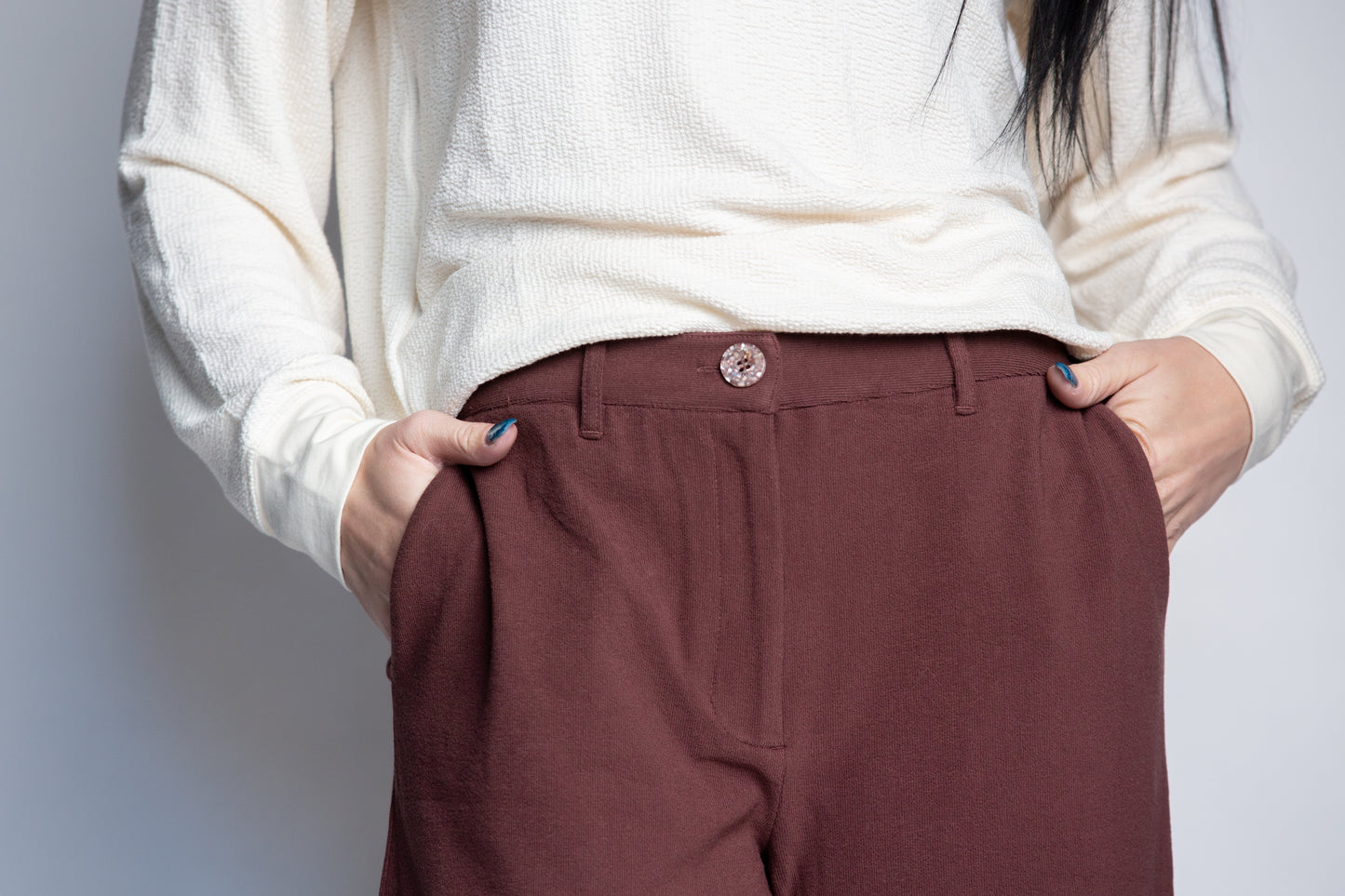 Rustic Wide Leg Trouser