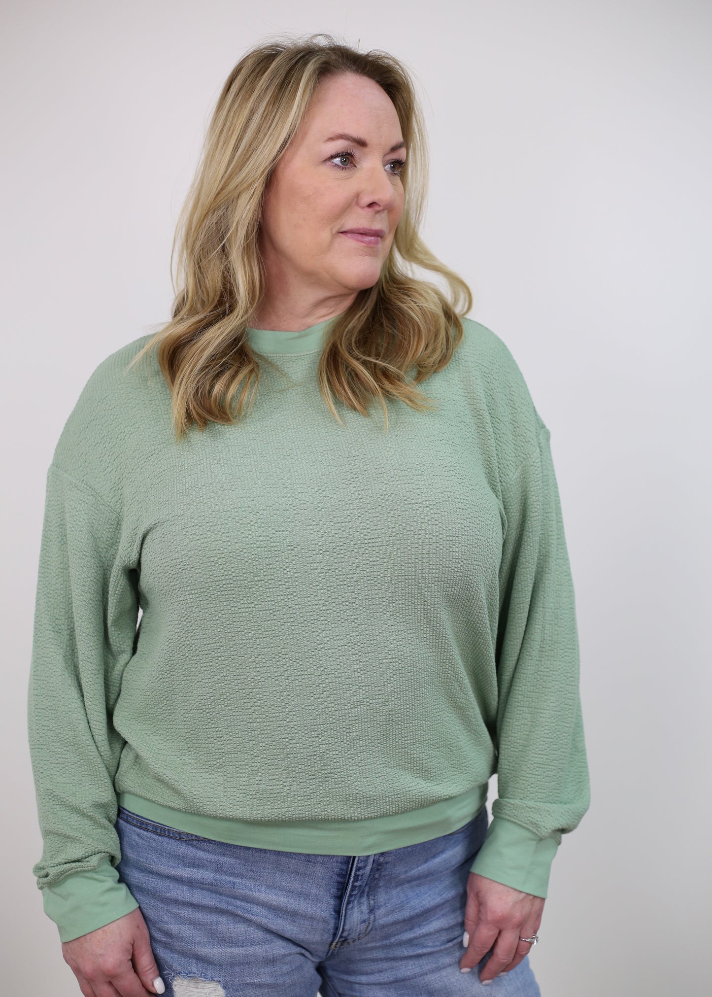 Bounce Knit Unwind Pullover
