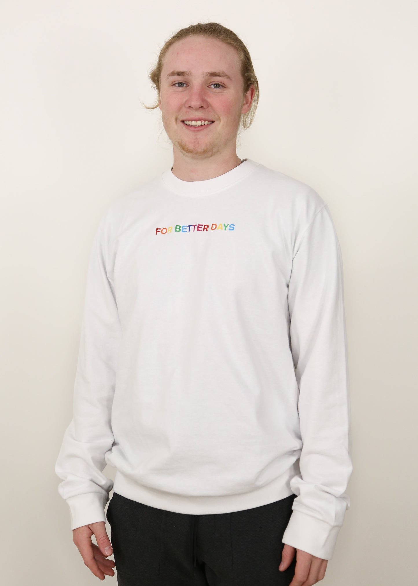 Unisex Rainbow For Better Days Sweatshirt