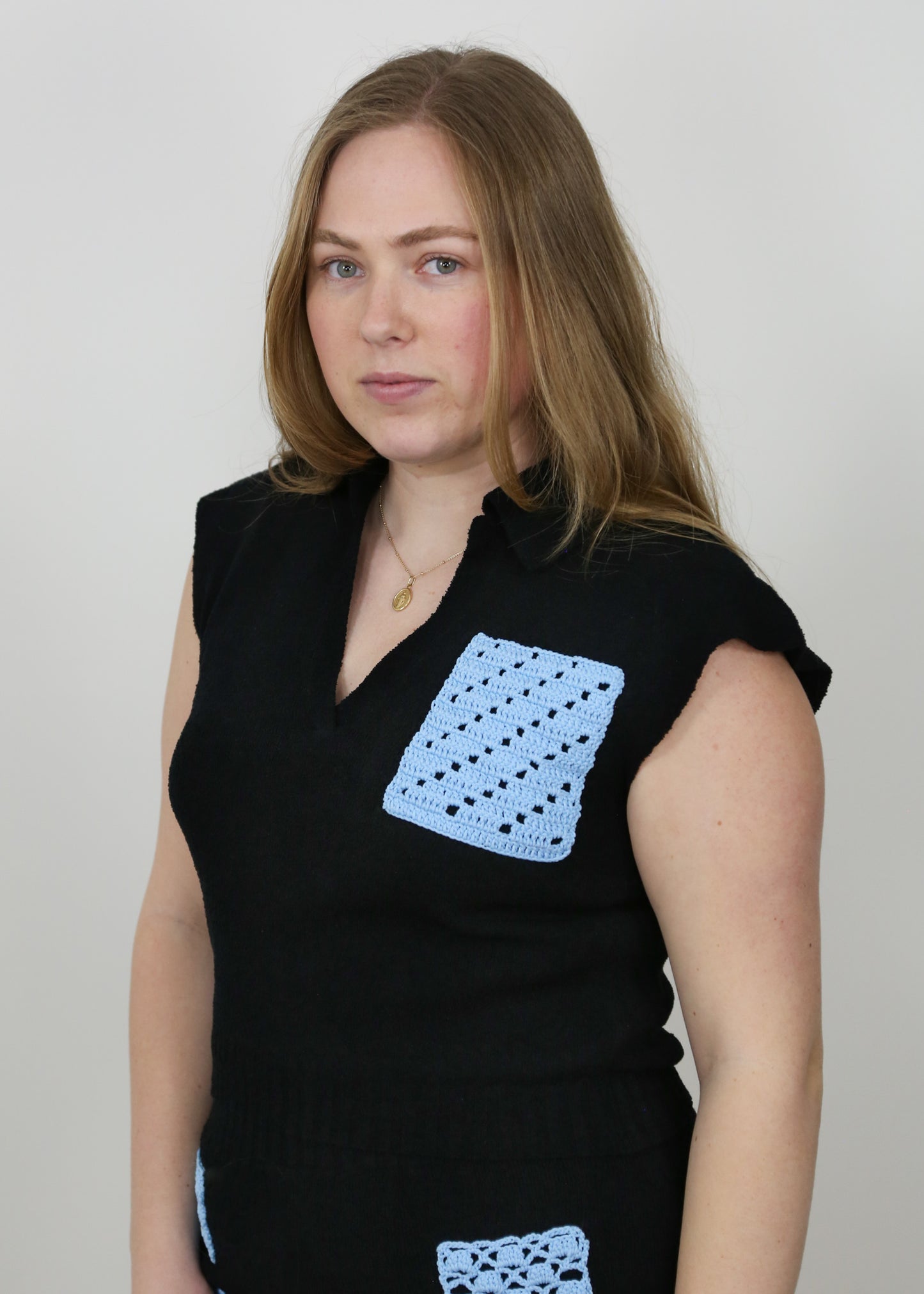 River Loop Yarn Vest