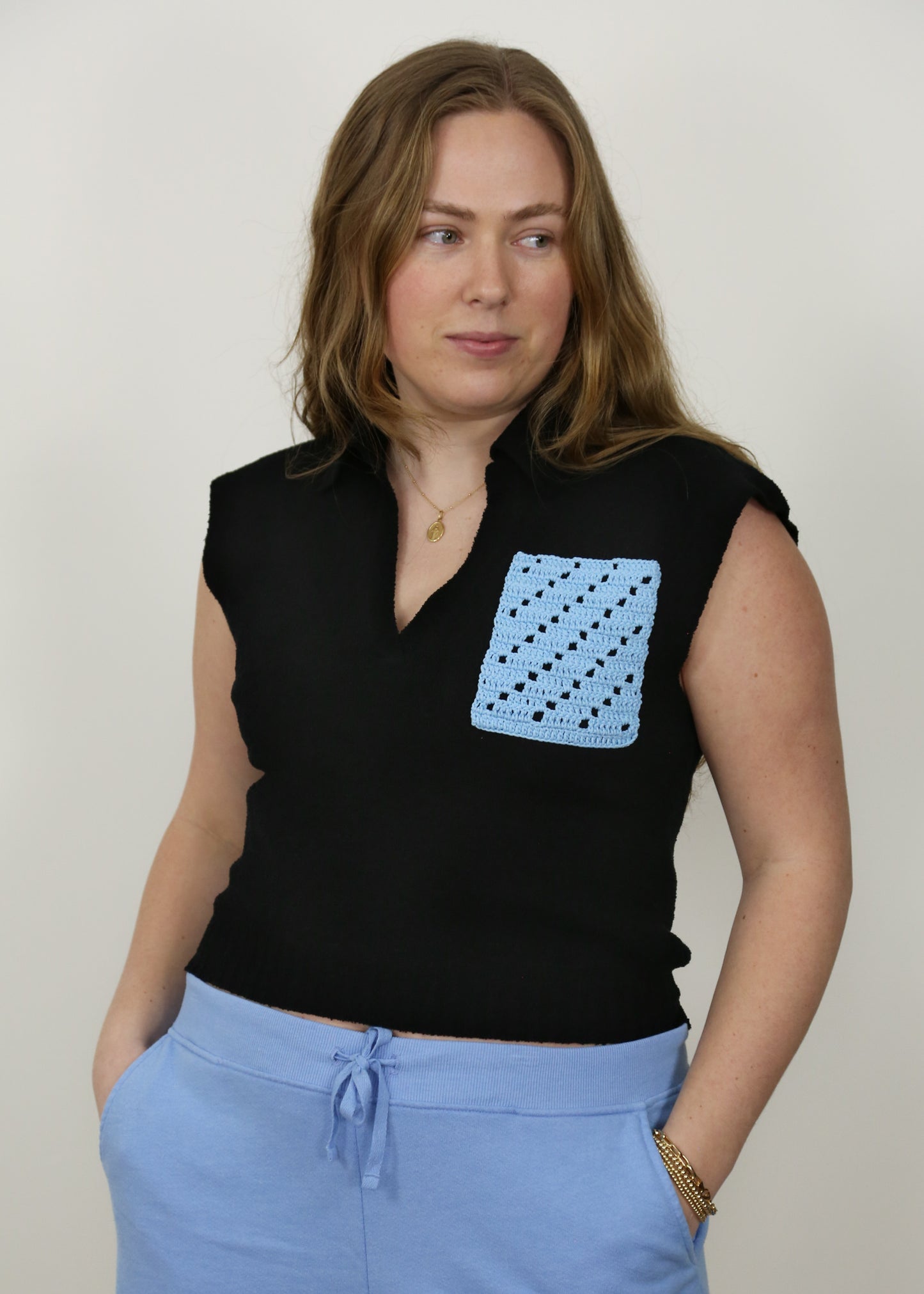 River Loop Yarn Vest