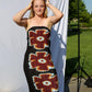 Box Pleat Tube Dress