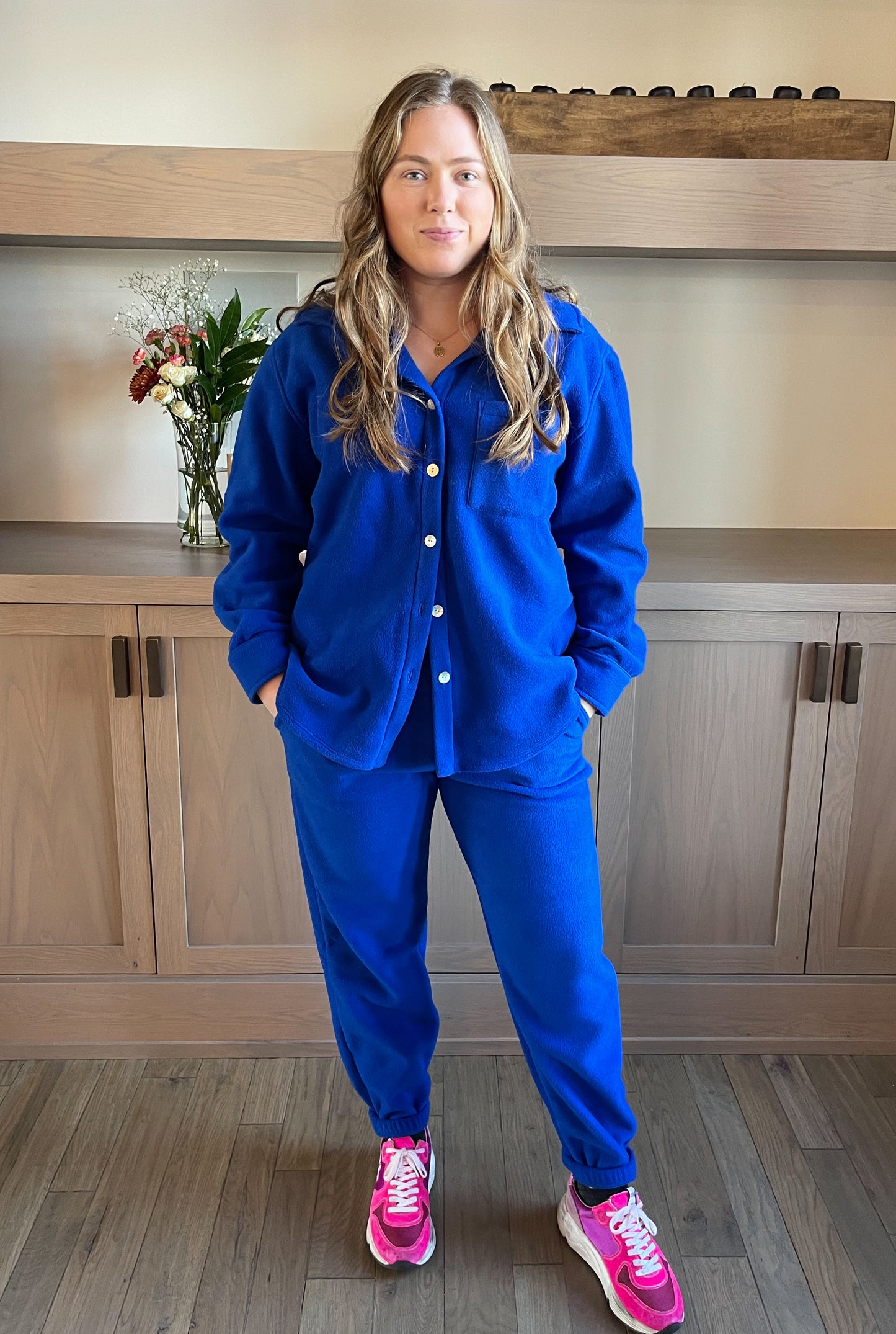 Polar Fleece Henley Sweatpants
