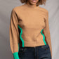 Emani Cashmere Wavy Sweater