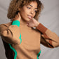 Emani Cashmere Wavy Sweater