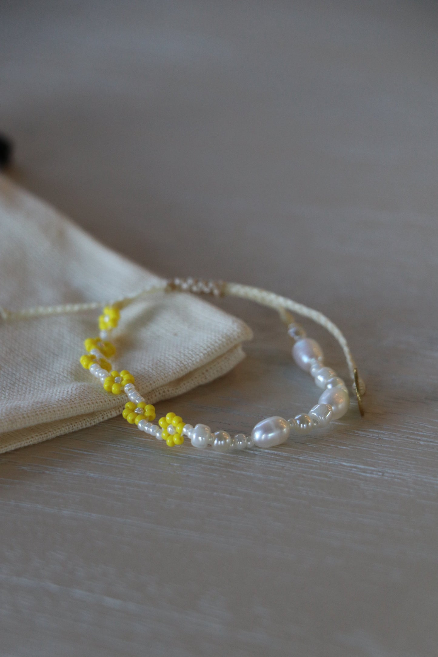 Pearly Flower Bracelet
