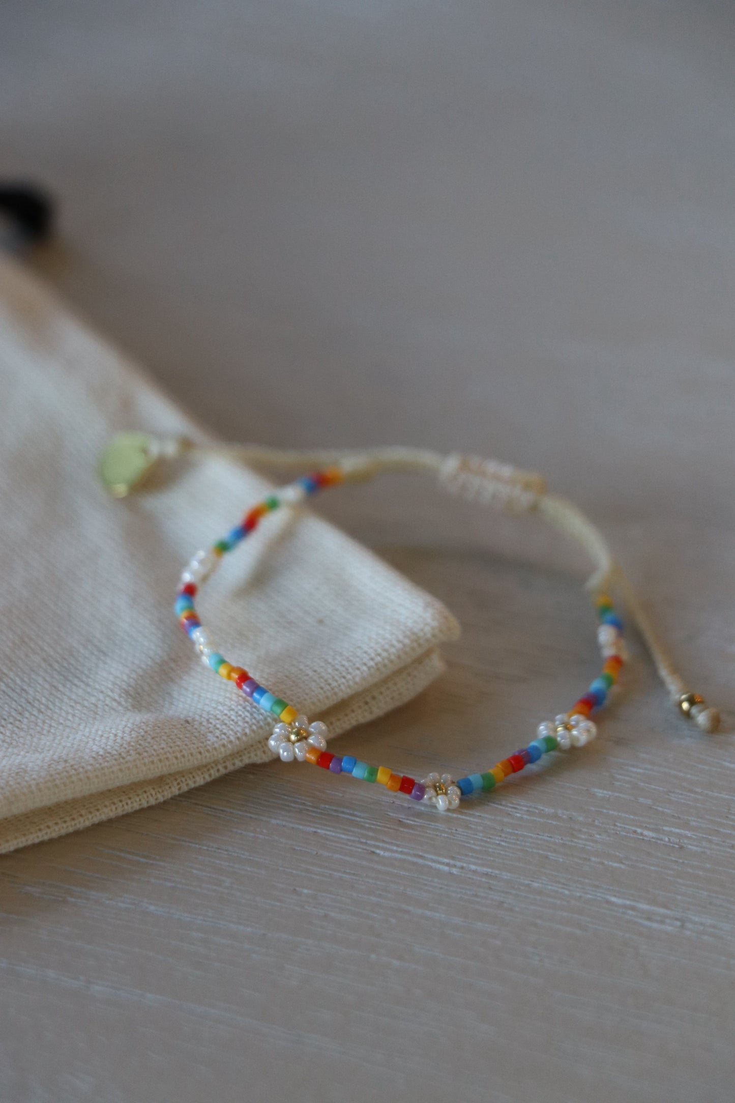 Rainbow Flower Pow Bracelet