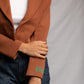 Isabella Cropped Brown Blazer