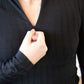Across Zip Blouse
