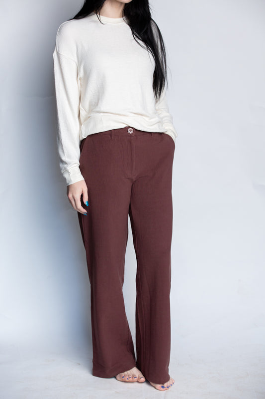 Rustic Wide Leg Trouser