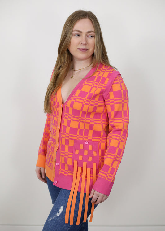 Noel Eco Plaid Cardigan