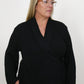 Bounce Knit Wrap Top