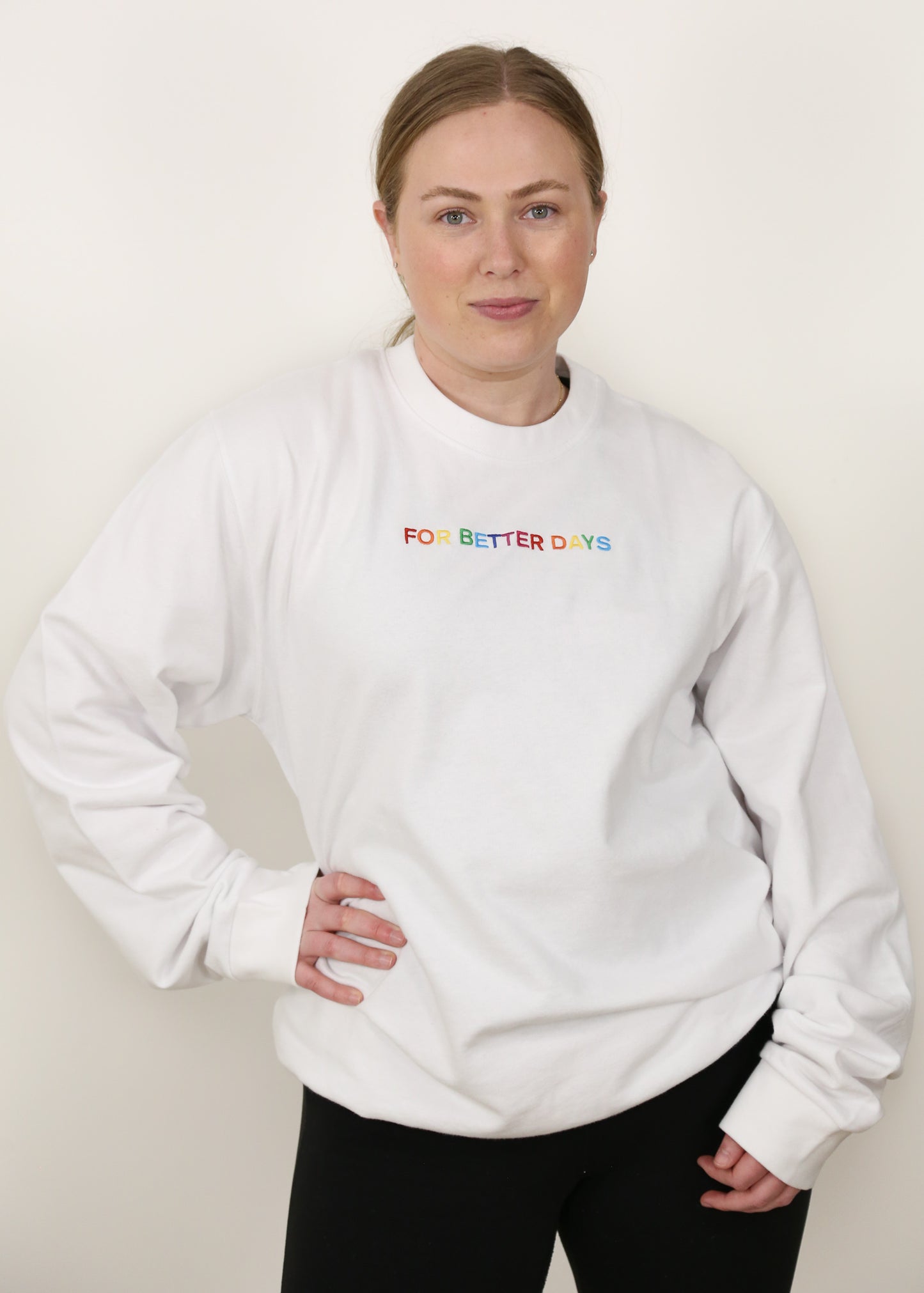 Unisex Rainbow For Better Days Sweatshirt
